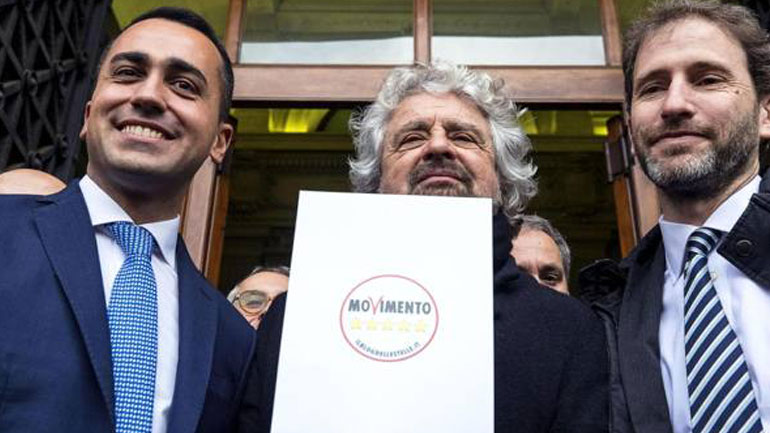 Μπέπε Γκρίλο: «Δεν συμμαχούμε με κανέναν, θα ήταν σαν ένα πάντα να μπορούσε να φάει ωμό κρέας»