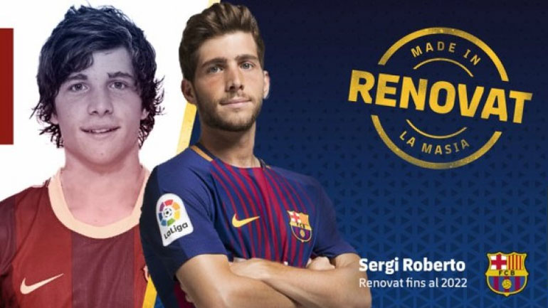 «Έδεσε» με νέο συμβόλαιο τον Σέρτζι Ρομπέρτο η Μπαρτσελόνα «Έδεσε» με νέο συμβόλαιο τον Σέρτζι Ρομπέρτο η Μπαρτσελόνα