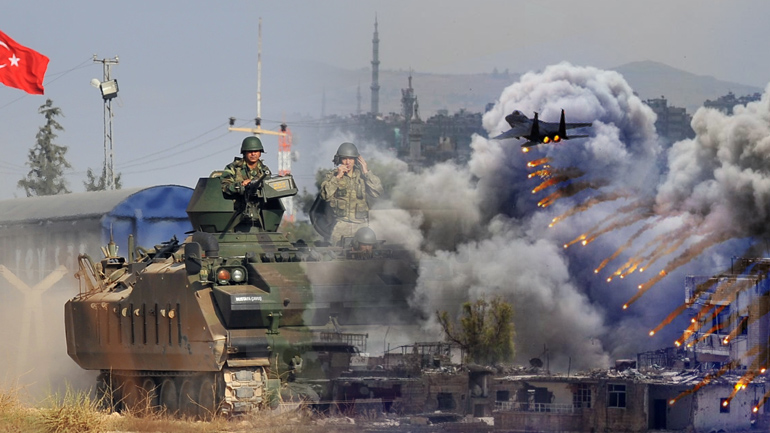 Οι Τούρκοι έπληξαν 108 στόχους στη Συρία