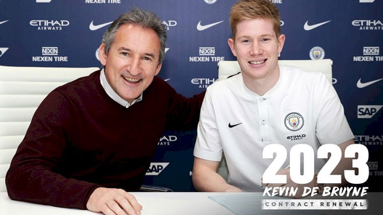 Μέχρι το 2023 στη Σίτι ο Κέβιν Ντε Μπρούινε