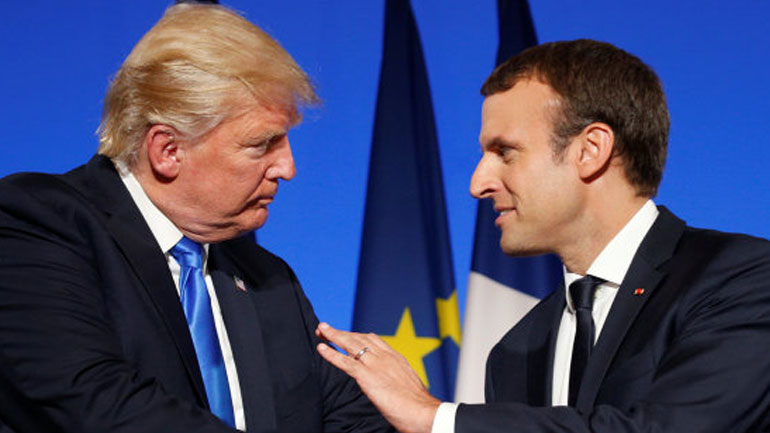 Πρόσκληση Τραμπ στον Μακρόν για επίσημη επίσκεψη στον Λευκό Οίκο