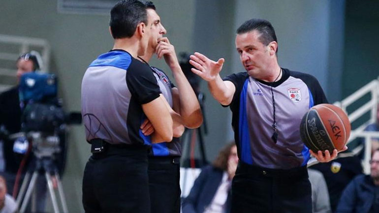Μπάσκετ: Οι διαιτητές του ντέρμπι Παναθηναϊκός-Ολυμπιακός