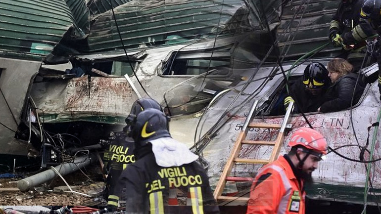 Νεκροί και πολλοί τραυματίες από εκτροχιασμό τρένου στην Ιταλία