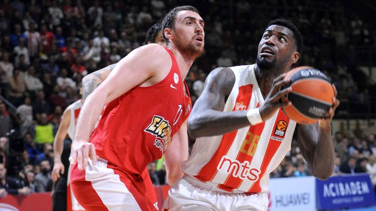 Δεν σήκωσε κεφάλι ούτε στο Βελιγράδι ο Ολυμπιακός-Ηττήθηκε με 89-78 από τον Ερυθρό Αστέρα