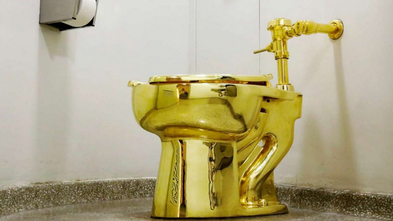 Ο Λευκός Οίκος ήθελε έναν Βαν Γκογκ, το Γκούγκενχαϊμ του προσφέρει μια λεκάνη τουαλέτας 18 καρατίων