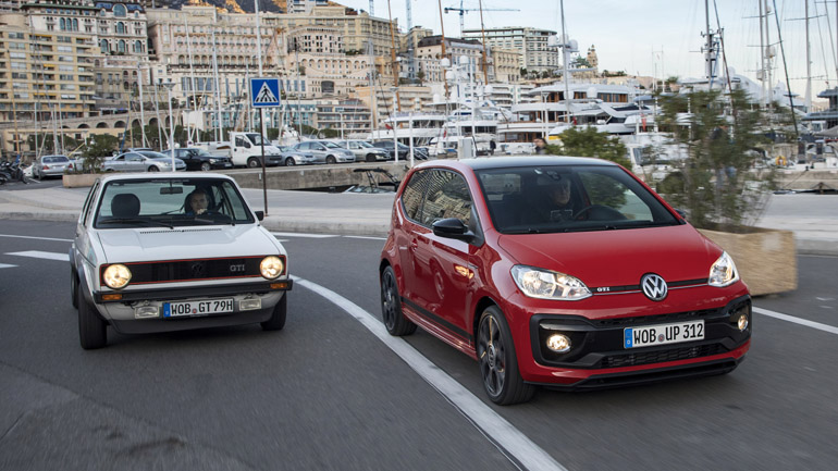 Το πρώτο Golf GTI και το up! GTI στους δρόμους του Μονακό