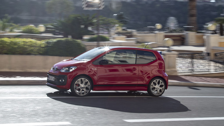 Το up! GTI έχει μήκος 3.600 χλστ., ύψος 1.478 χλστ. και πλάτος 1.641 χλστ. 