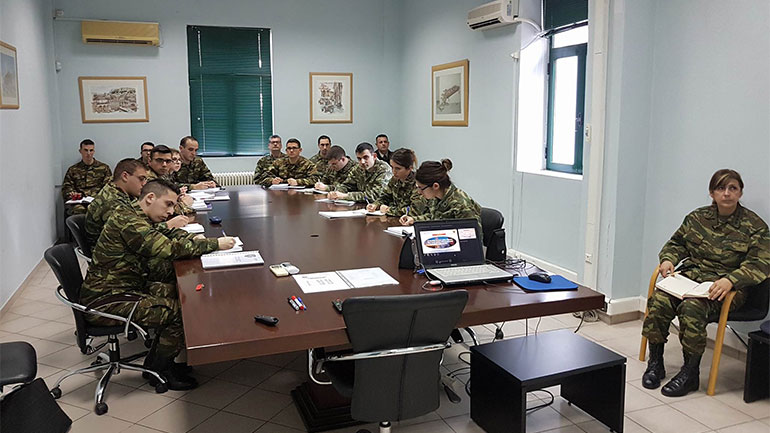 Ομιλία του Αρχηγού ΓΕΣ στη Σχολή Εφαρμογής Οικονομικού