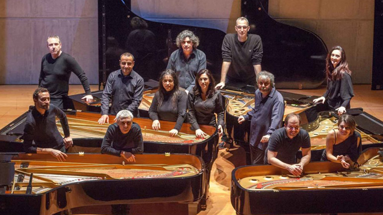 Τέσσερα πιάνα για τέσσερις πιανίστες σε μία συναυλία στην ΕΛΣ