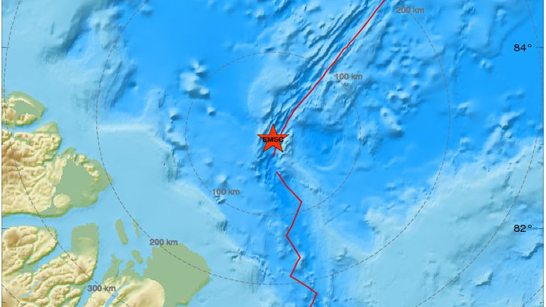 Σεισμός 5,4 Ρίχτερ στην Γροιλανδία Σεισμός 5,4 Ρίχτερ στην Γροιλανδία