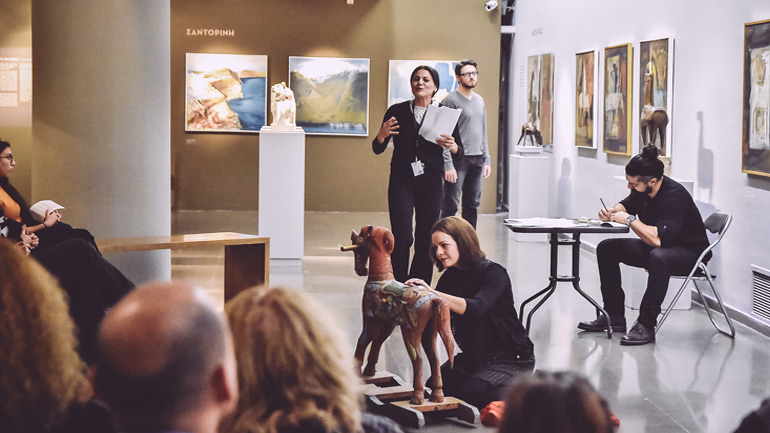 Το ΚΘΒΕ στο Τελλόγλειο Ίδρυμα «Πίσω από τους Πίνακες. Μία συνομιλία με τη ζωγραφική του Πάρι Πρέκα»