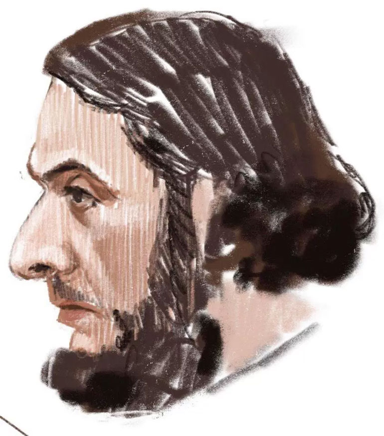 Σκίτσο του Σαλάχ Αμπντεσλάμ