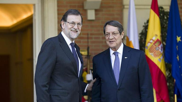 Συγχαρητήρια Ραχόι στον πρόεδρο Αναστασιάδη για την επανεκλογή του