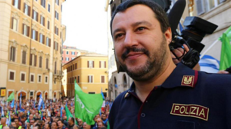 Ματέο Σαλβίνι: «Ντρέπομαι που φιλοξενούμε τον Ερντογάν στην Ιταλία»