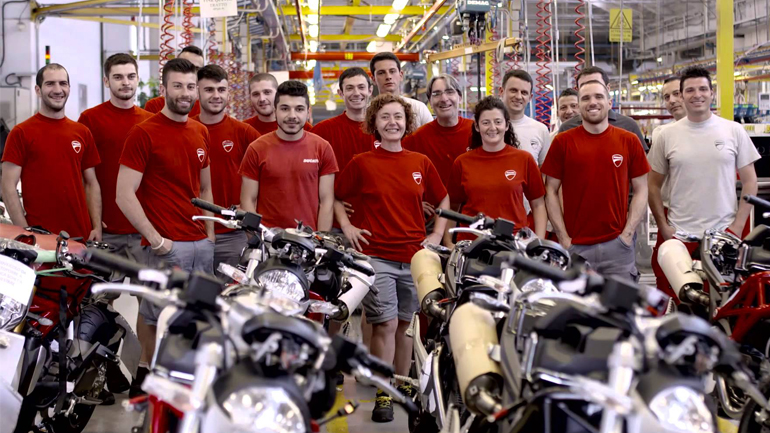 H Ducati ανακηρύχθηκε σαν ο καλύτερος εργοδότης στην Ιταλία!