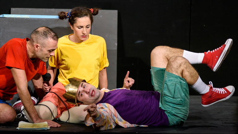 «Τα παιδιά του Γαλάζιου Πλανήτη»  στην αίθουσα παιδικών εργαστηρίων του Εθνικού Θεάτρου