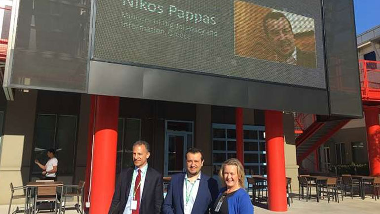 Συναντήσεις Ν. Παππά σε Facebook, EA, AirBnB και Lockheed Martin