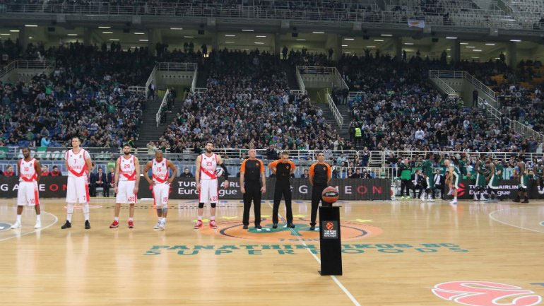 Χωρίς την πεντάδα του Παναθηναϊκού η ανάκρουση του ύμνου της Euroleague