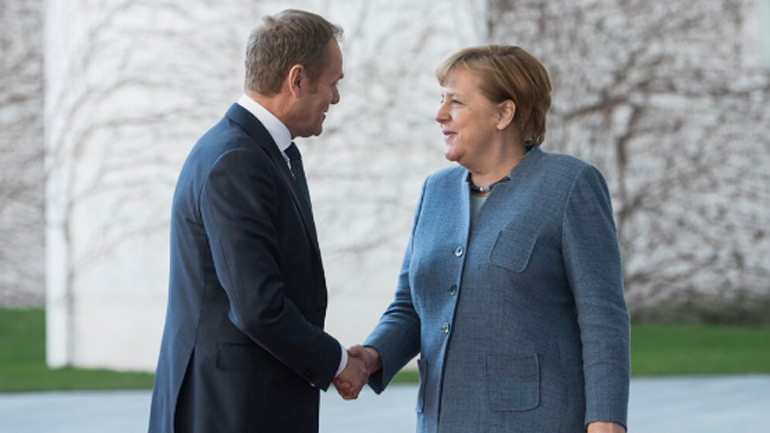 Ντόναλντ Τουσκ: Καλή είδηση η σύναψη κυβερνητικού συνασπισμού στη Γερμανία