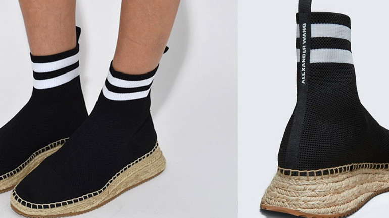 Εσείς θα φορούσατε τα νέα sock sneaker espadrilles του Alexander Wang;