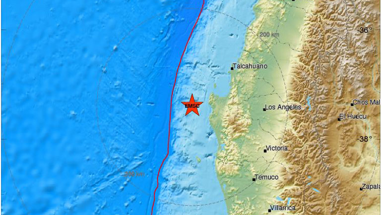 Σεισμός 5,6 Ρίχτερ στην Χιλή Σεισμός 5,6 Ρίχτερ στην Χιλή