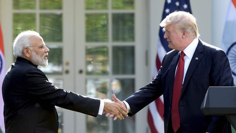 Τηλεφωνική επικοινωνία Τραμπ με τον πρωθυπουργό της Ινδίας