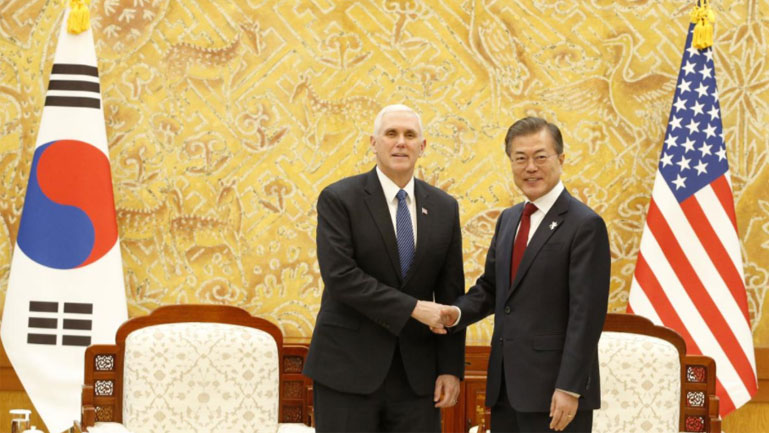Νότια Κορέα: Ο Αμερικανός αντιπρόεδρος απουσίασε από την ολυμπιακή δεξίωση