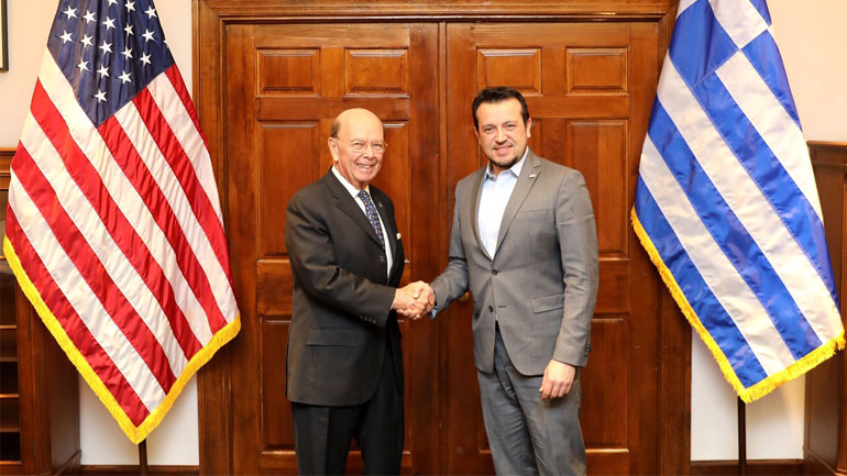 ΗΠΑ: Συνάντηση του Νίκου Παππά με τον Αμερικανό υπουργό Εμπορίου