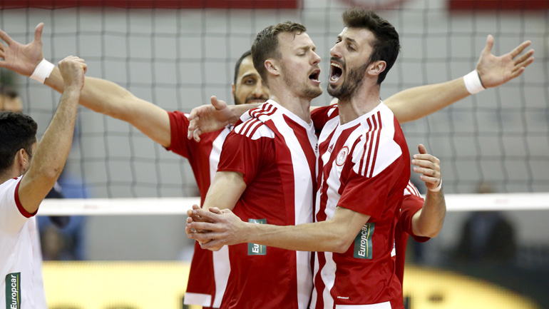 Βόλεϊ: Συνεχίζει αήττητος ο Ολυμπιακός, 3-1 τον ΠΑΟΚ
