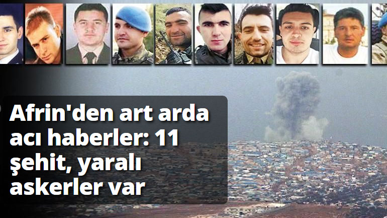 Συνεχίζονται οι απώλειες του τουρκικού στρατού στο Αφρίν
