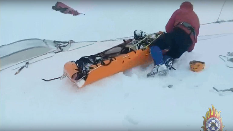 Βίντεο από την επιχείρηση ανάσυρσης στο όρος Βόρας