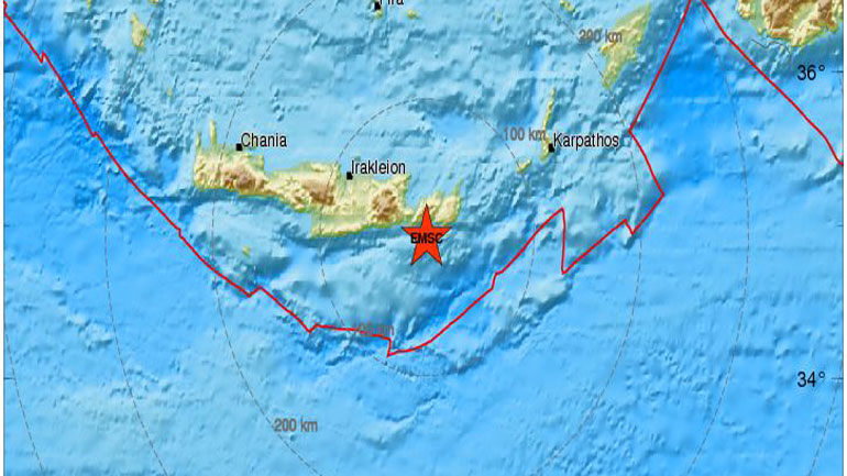 Σεισμός 4 Ρίχτερ στη Σητεία