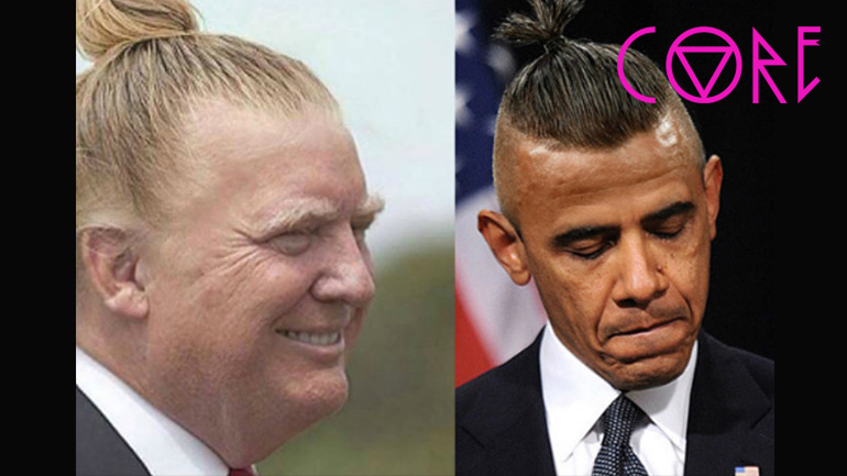 Πώς θα ήταν διάσημοι ηγέτες με ανδρικό κότσο