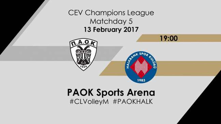 Βόλεϊ: Ο ΠΑΟΚ αναζητά τρίποντο και θαύμα με την Χάλκμπανκ