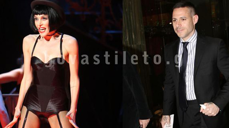 Ο Πάρις Κασιδόκωστας στο πλευρό της Τάμτα στην επίσημη πρεμιέρα του Cabaret
