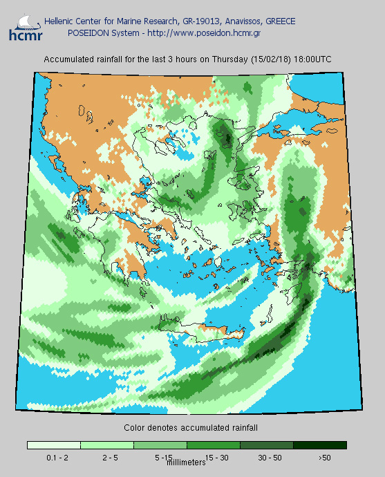 Βροχόπτωση το απόγευμα της Πέμπτης