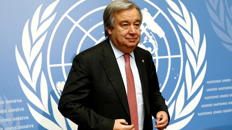 Λύπη για τη νέα κλιμάκωση των εντάσεων στην κυπριακή ΑΟΖ εκφράζει ο Αντόνιο Γκουτέρες