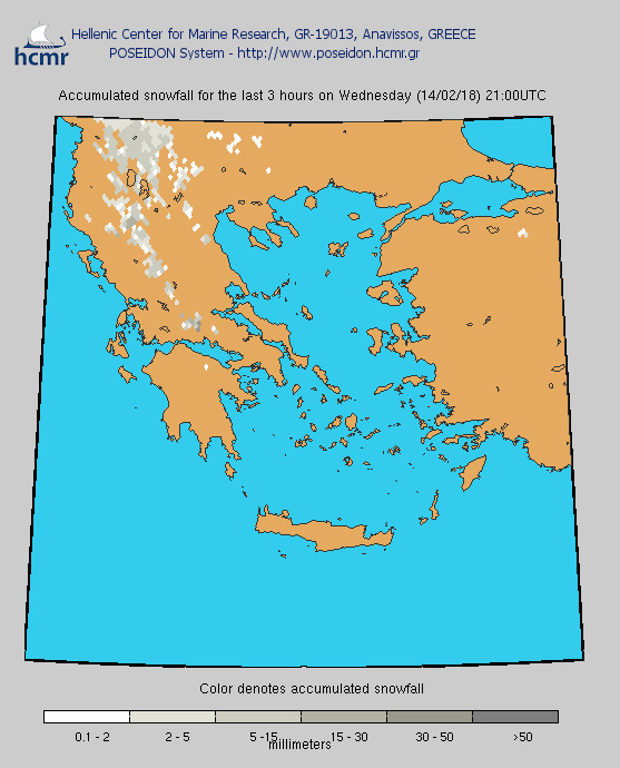Χιονόπτωση το βράδυ της Τετάρτης