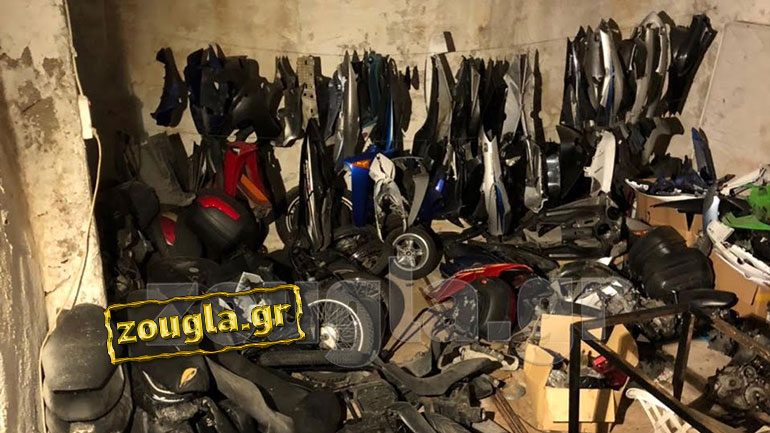 Χειροπέδες από τη ΔΙΑΣ σε δύο αδέλφια ιδιοκτήτες συνεργείου που επισκεύαζαν μηχανές με… κλεμμένα ανταλλακτικά