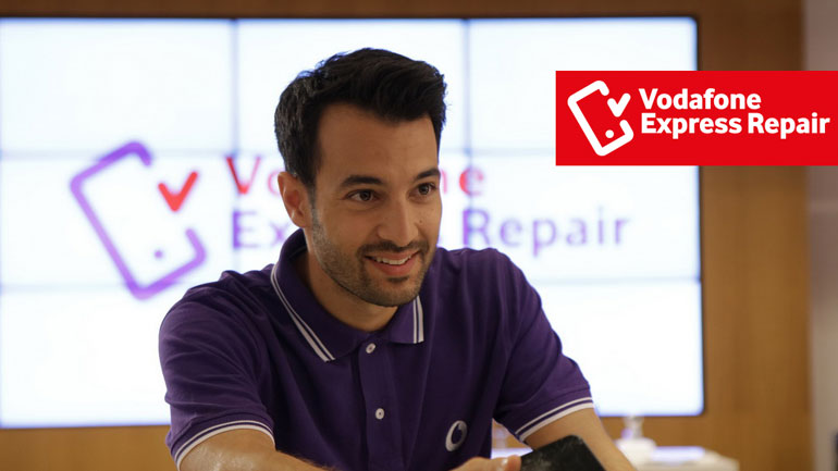Έκπτωση 30% σε όλες τις επισκευές συσκευών  με το  Vodafone Express Repair