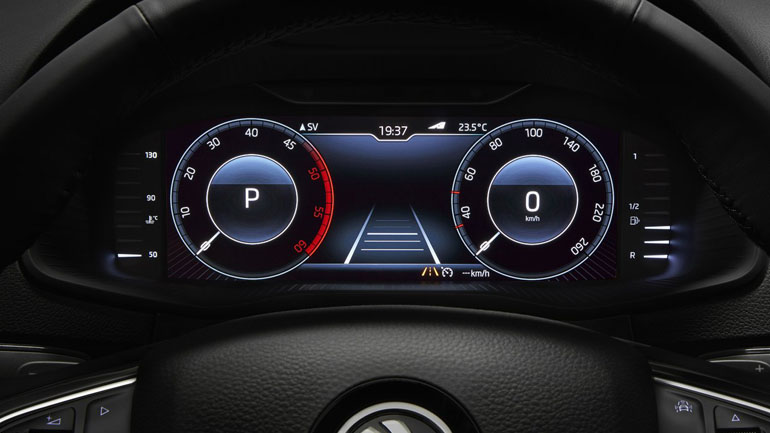 Με ψηφιακό πίνακα οργάνων η Skoda Octavia