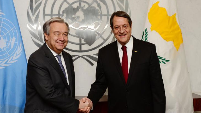 Γκουτέρες και Τραμπ συγχαίρουν τον Νίκο Αναστασιάδη για την επανεκλογή του