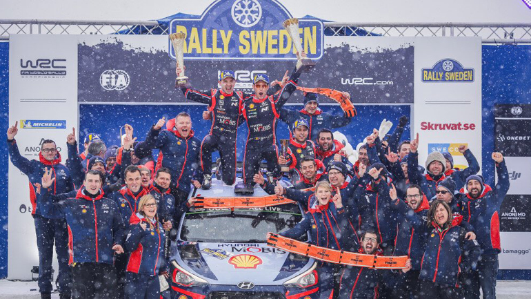 WRC: Hyundai και Neuville νικητές στο Ράλι Σουηδίας