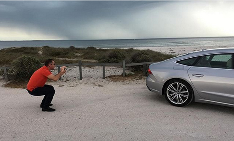 Φωτογραφίζοντας το Audi A7 Sportback κάπου στη Νότια Αφρική...