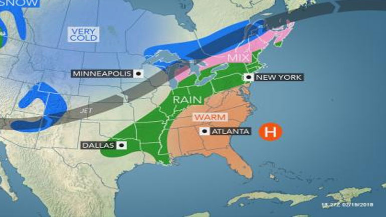 Τσουχτερό κρύο και παράλληλα αφόρητη ζέστη στις ΗΠΑ