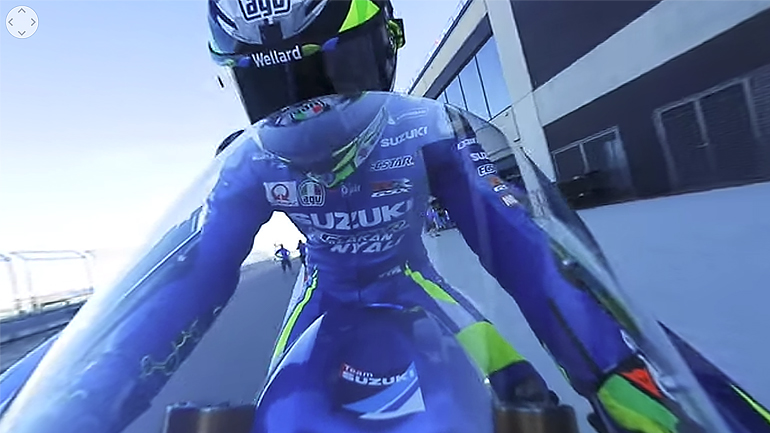 “Βόλτα” εικονικής πραγματικότητας με τον Andrea Iannone