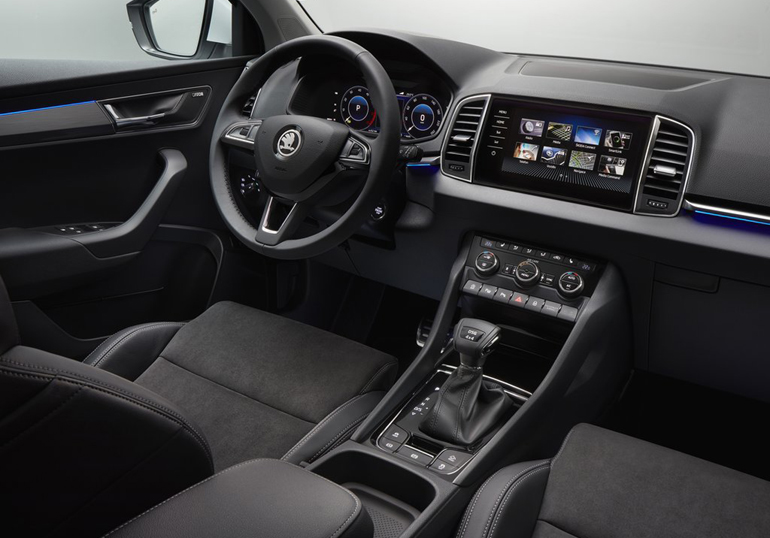 Η καμπίνα του τσέχικου SUV...