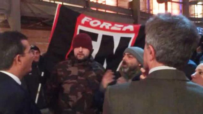 Ιταλία: Μέλη της νεοφασιστικής Forza Nuova προσπάθησαν να εισβάλουν σε τηλεοπτικό στούντιο