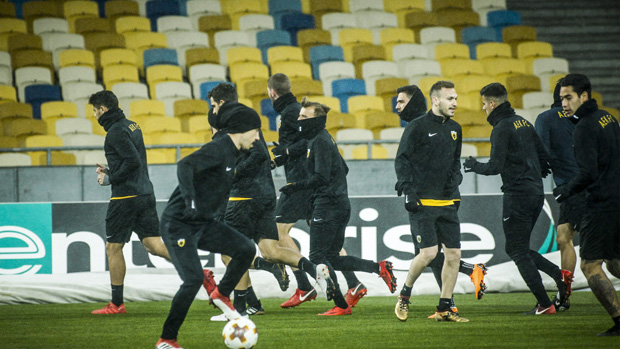 Ψάχνει την πρόκριση στο παγωμένο Κίεβο η ΑΕΚ