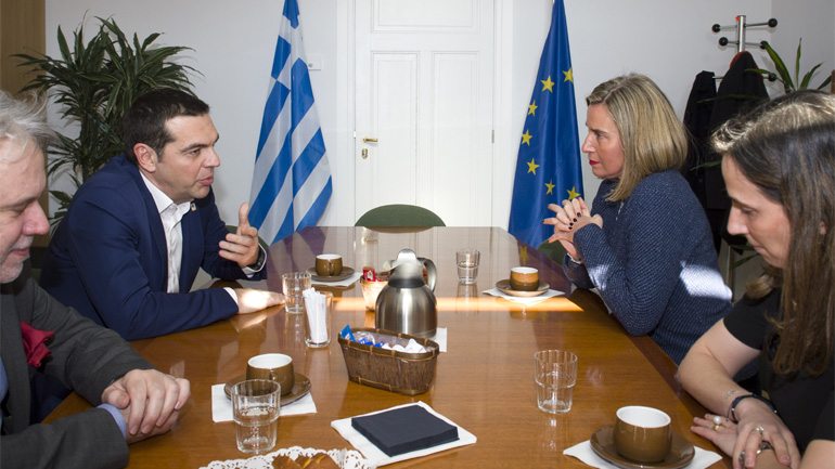 Η Φ. Μογκερίνι εξέφρασε τη στήριξή της σε Ελλάδα και Κύπρο απέναντι στις τουρκικές προκλήσεις